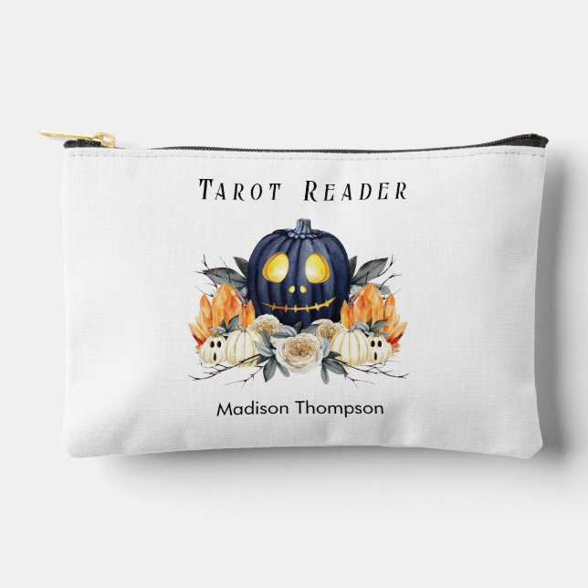 Bolsito Accesorio Pequeño Feliz Halloween Spooky Samhain Pumpkins Crystals (Anverso)