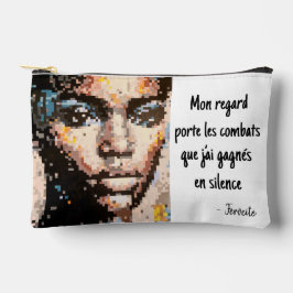 Bolsito Accesorio Pequeño Férocité Portrait Pixel Art Vibrant