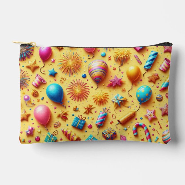 Bolsito Accesorio Pequeño Fiesta amarillo (Anverso)