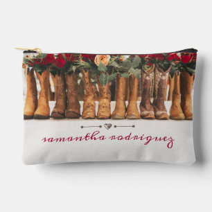 Bolsito Accesorio Pequeño Fila de botes con Rosas