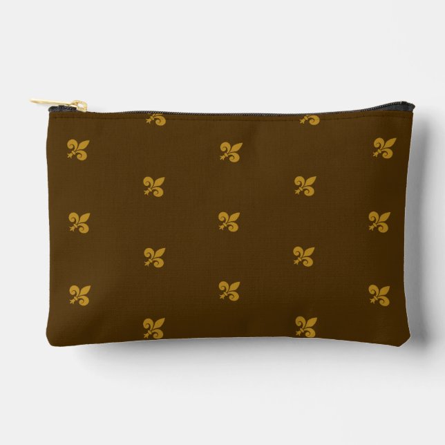 Bolsito Accesorio Pequeño Fleur de Lys Small Accessory Pouch (Anverso)