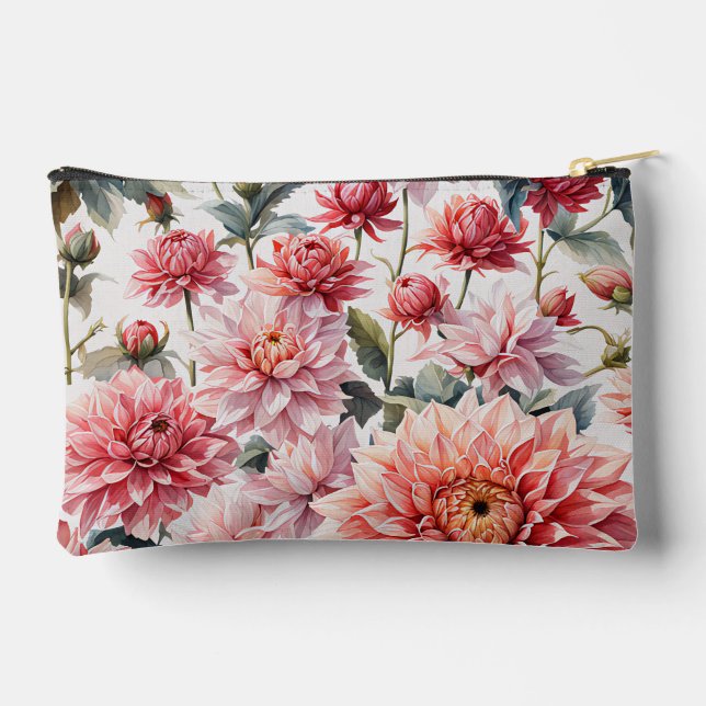 Bolsito Accesorio Pequeño Flor de Dahlia (Reverso )