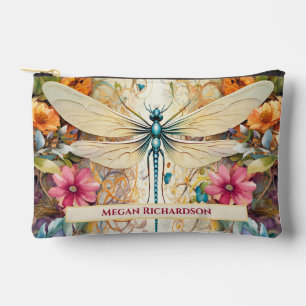 Bolsito Accesorio Pequeño Flor De Dragón Y Flores Silvestres Con Nombre Pequ