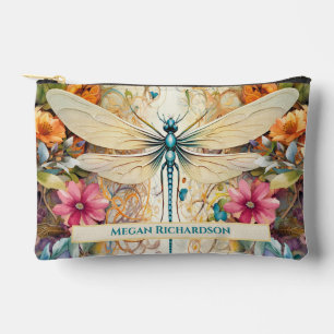 Bolsito Accesorio Pequeño Flor De Dragón Y Flores Silvestres Con Nombre Pequ