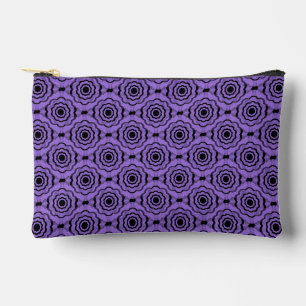 Bolsito Accesorio Pequeño Flor negra morada Patrón continuo pequeño