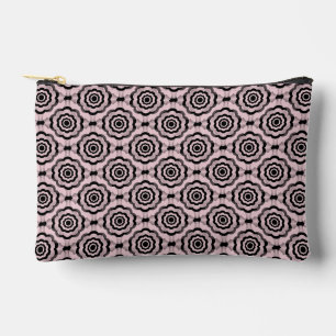 Bolsito Accesorio Pequeño Flor Rosa Negra Patrón Continuo Pequeño