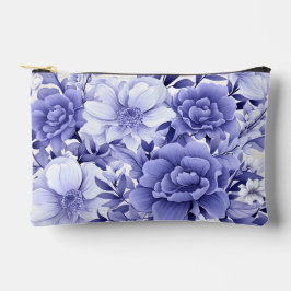 Bolsito Accesorio Pequeño Floral Azul