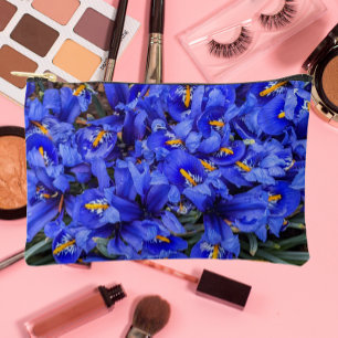 Bolsito Accesorio Pequeño Floral de irisis reticuladas púrpura