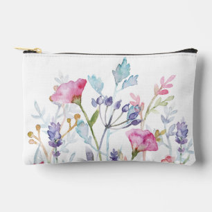 Bolsito Accesorio Pequeño Floral Ilustrada a Mano