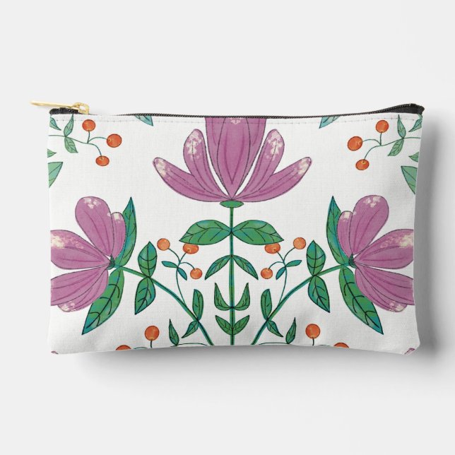 Bolsito Accesorio Pequeño Floral pequeña (Anverso)