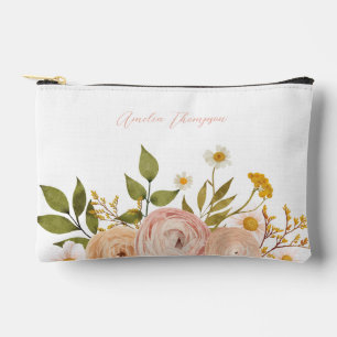 Bolsito Accesorio Pequeño Floral personalizada rosa bonito