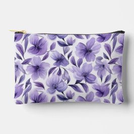 Bolsito Accesorio Pequeño Floral Purpura