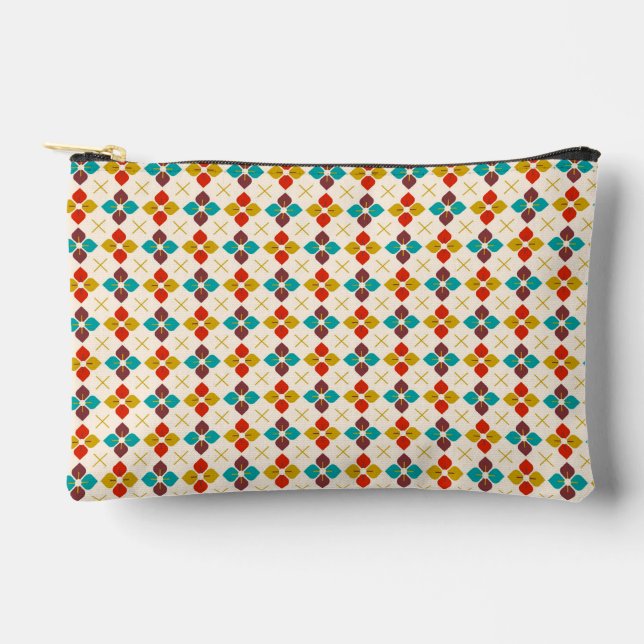 Bolsito Accesorio Pequeño Floral retro (Anverso)