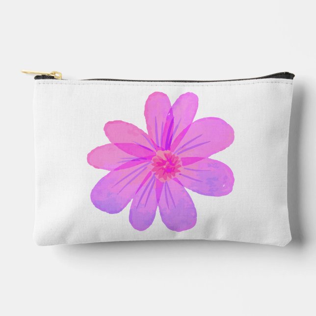 Bolsito Accesorio Pequeño Flores acuáticas (Anverso)