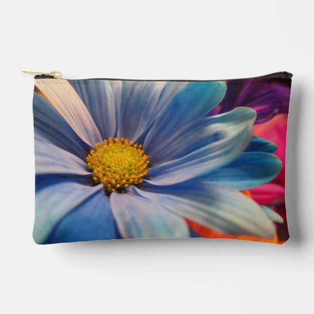 Bolsito Accesorio Pequeño Flores Coloridas (Anverso)