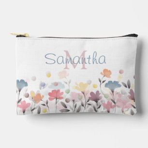 Bolsito Accesorio Pequeño Flores de arte acuarela de Bonito suave personaliz
