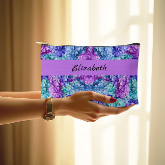Bolsito Accesorio Pequeño Flores de hidrangea magníficas, personalizadas