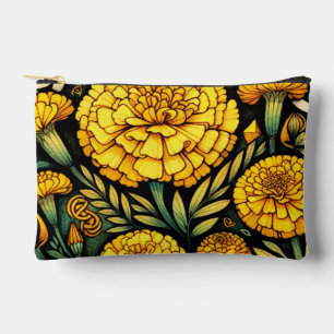 Bolsito Accesorio Pequeño Flores de Marigold