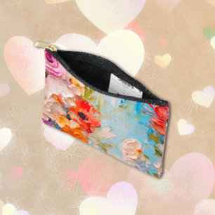 Bolsito Accesorio Pequeño Flores de verano texturadas