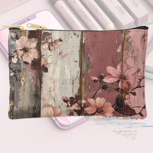 Bolsito Accesorio Pequeño Flores de verano y madera