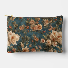 Bolsito Accesorio Pequeño Flores rojas de coral exquisito blanco y exuberant