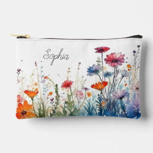 Bolsito Accesorio Pequeño Flores silvestres acuarela Nombre del patrón flora