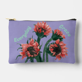 Bolsito Accesorio Pequeño Flowers in a Vase Watercolor