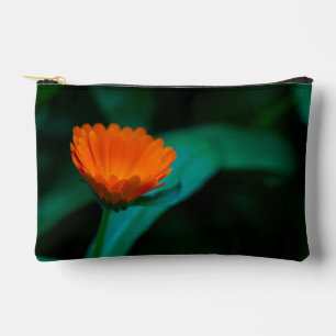 Bolsito Accesorio Pequeño Fotografía de Flor de Margarita Naranja
