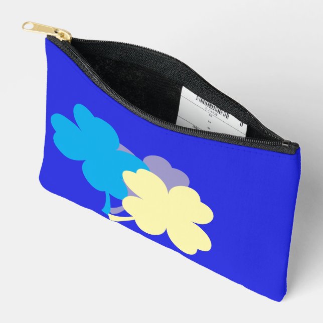 Bolsito Accesorio Pequeño Fresh BlueMonarch Pastel  Accessory Pouch (Abierto)