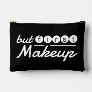 Bolsito Accesorio Pequeño Funny Whimsical Black And White Makup Travel (Viaj