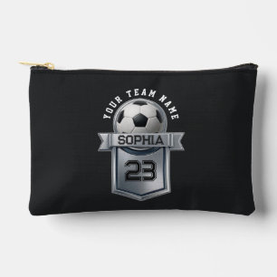 Bolsito Accesorio Pequeño Fútbol Personalizado con Nombre de Equipo y Jugado