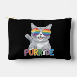 Bolsito Accesorio Pequeño Gafas de sol Purride Cat Orgullo Gay Arcoíris LGBT