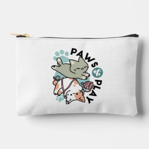 Bolsito Accesorio Pequeño Garras y Juego – Ilustración de Gato Adorable