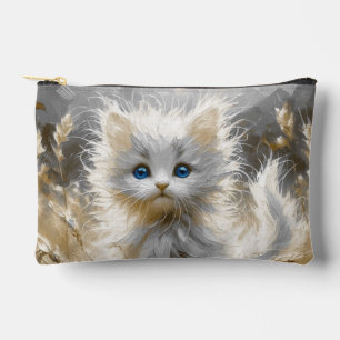 Bolsito Accesorio Pequeño Gatito blanco preciado