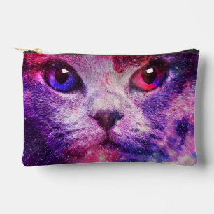 Bolsito Accesorio Pequeño Gato de la Galaxia Púrpura