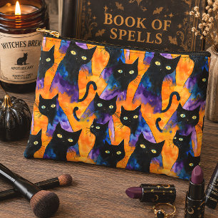 Bolsito Accesorio Pequeño Gato Negro Witchy Gótico de Halloween