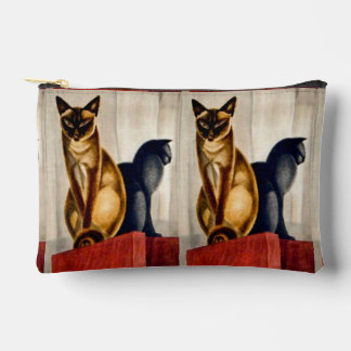 Bolsito Accesorio Pequeño Gatos Art Deco