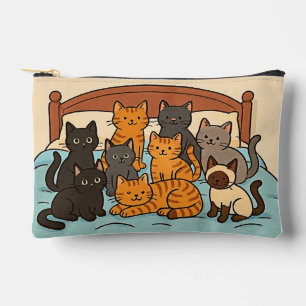Bolsito Accesorio Pequeño Gatos en una cama