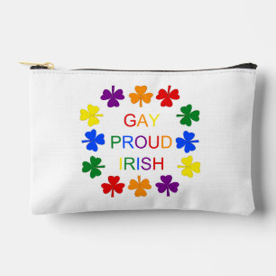 Bolsito Accesorio Pequeño Gay Proud Irlandés LGBT Rainbow Shamrock