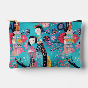 Bolsito Accesorio Pequeño geisha turquesa de moda