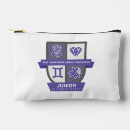 Bolsito Accesorio Pequeño Gemini Birthday Crest™ for June 1-21