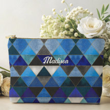 geométrico azul turquesa de moda