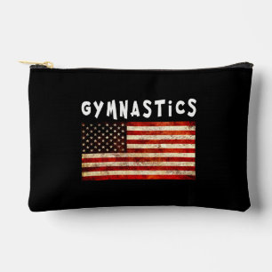 Bolsito Accesorio Pequeño Gimnasia Grunge Bandera Americana USA