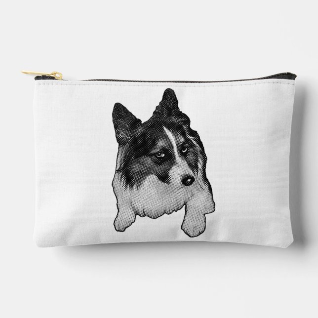 Bolsito Accesorio Pequeño Ginger-Twirl Zip Pouch (Anverso)