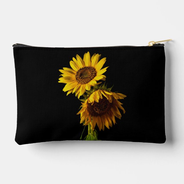 Bolsito Accesorio Pequeño Girasoles  (Reverso )