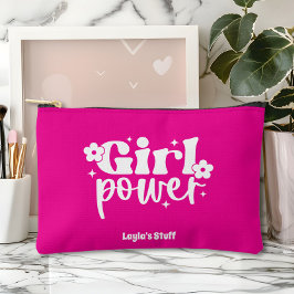 Bolsito Accesorio Pequeño Girl Power Pink