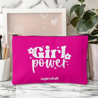 Bolsito Accesorio Pequeño Girl Power Pink