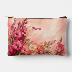 Bolsito Accesorio Pequeño Gladiolo Flor de Cumpleaños de Agosto Personalizad