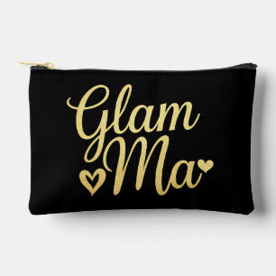 Bolsito Accesorio Pequeño Glam Ma Corazón de Oro Mamá Abuela Día de la Madre
