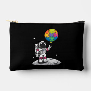 Bolsito Accesorio Pequeño Globo de astronauta autista Espacio Conciencia del